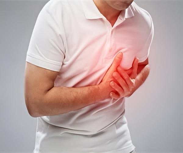 ECG heart monitor display in clinical environment